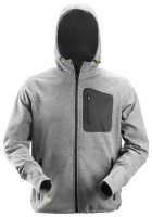 Snickers 8041 Flexiwork Fleece Hoodie Grey/Black £57.99